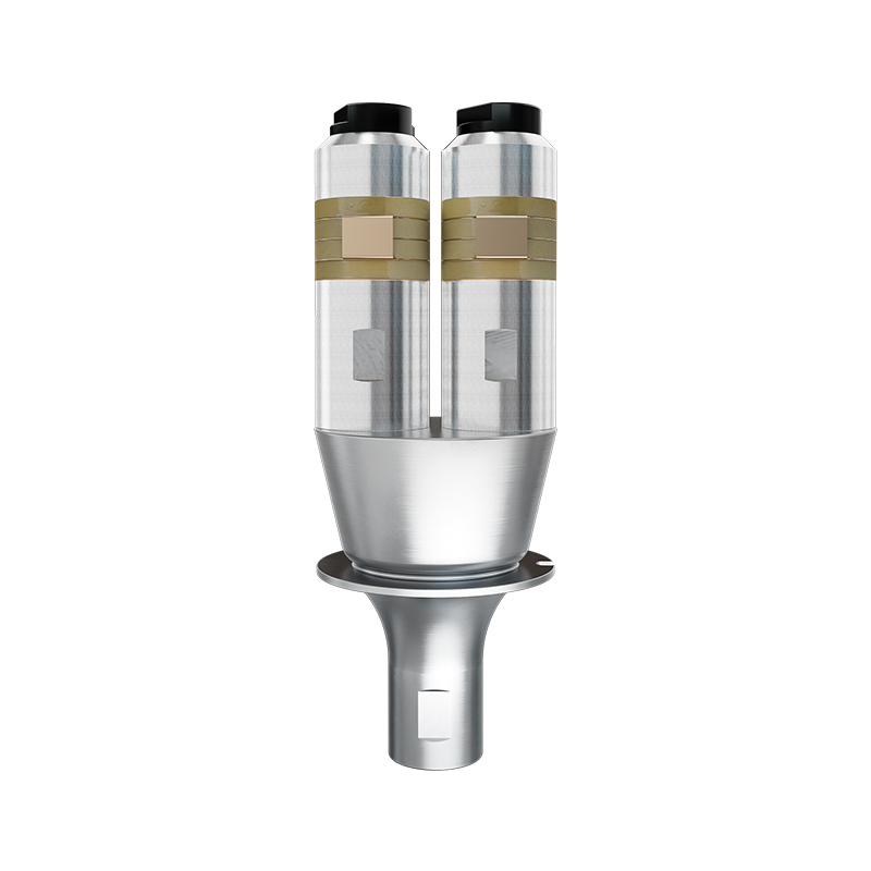 15kHz-4200W 玩滚球的十大靠谱平台换能器 双柱直筒(银黄)